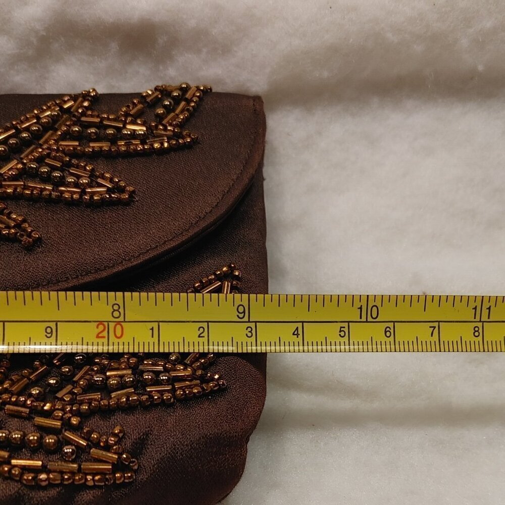 Vintage 1950s Soure Beaded Clutch Bag - Picture 6 of 7